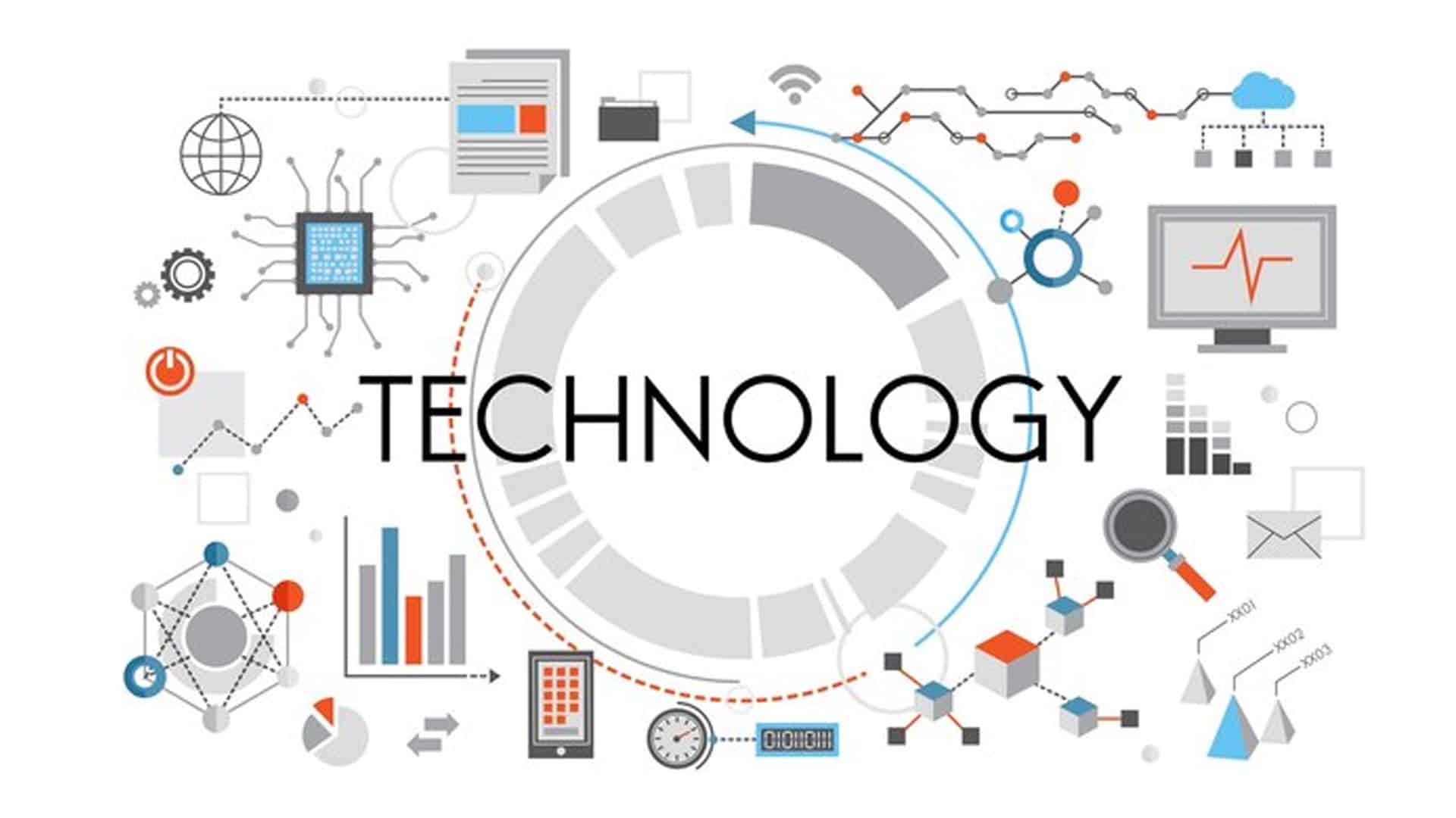 Technology info graphic